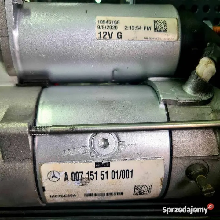 Rozrusznik Mercedes-Benz A0071515101001 Oryginał 12V